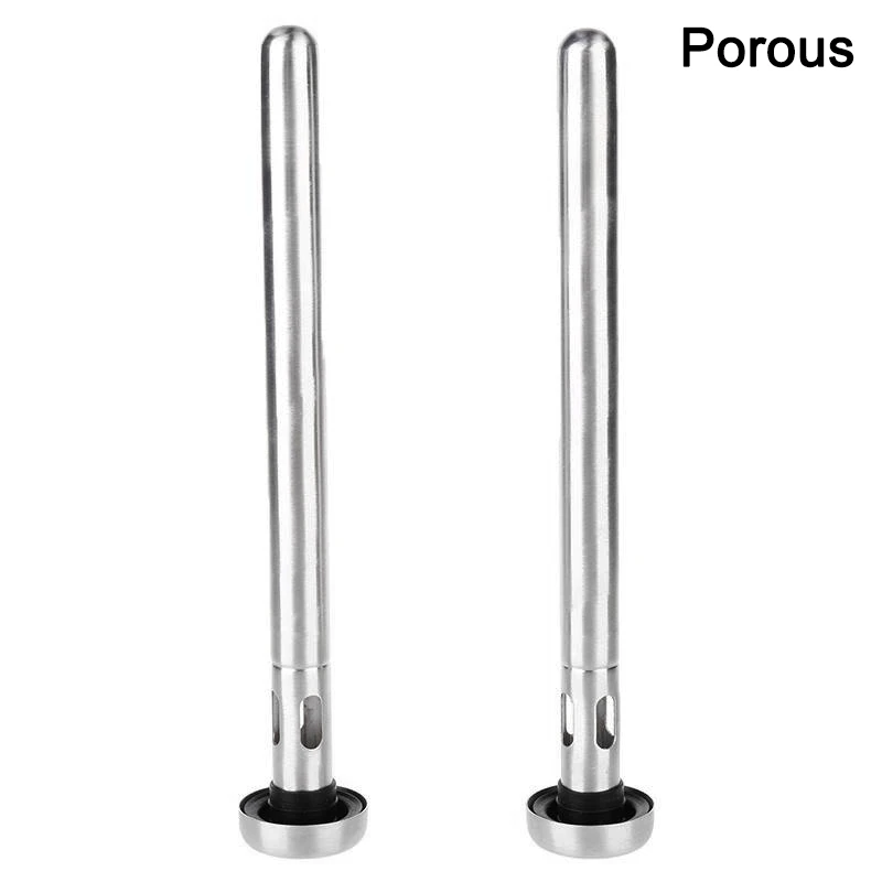 2Pcs Stainless Steel Drink Chiller Sticks Keep Bottled Drinks Cold for Bar Party Ale Chilling TB Sale