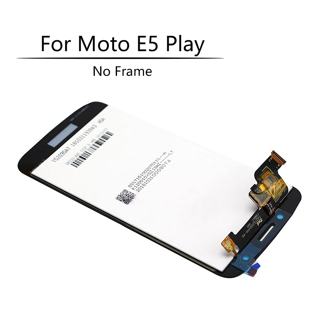5," ips дисплей для Motorola E5 Play lcd сенсорный экран дигитайзер с рамкой для Moto E5 Play дисплей E5 Play 2th XT1921