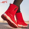 YEELOCA Women Snowboots Women's Winter Shoes Couple Snow Boots Ankle Boots Canvas Plush Boots Zipper Platform Boots Botas Mujer ► Photo 1/6