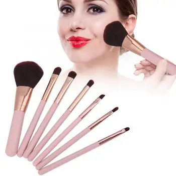

7Pcs Multi-Functional Portable Makeup Brush Set Cosmetic Beauty Tool Kit for Beginner Makeup Brushes Cosmetic Tools