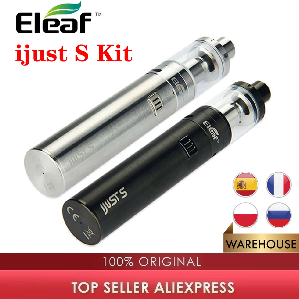 Оригинальный Eleaf IJust S комплект с 3000 мАч Батарея &amp 4 мл майка заполнения