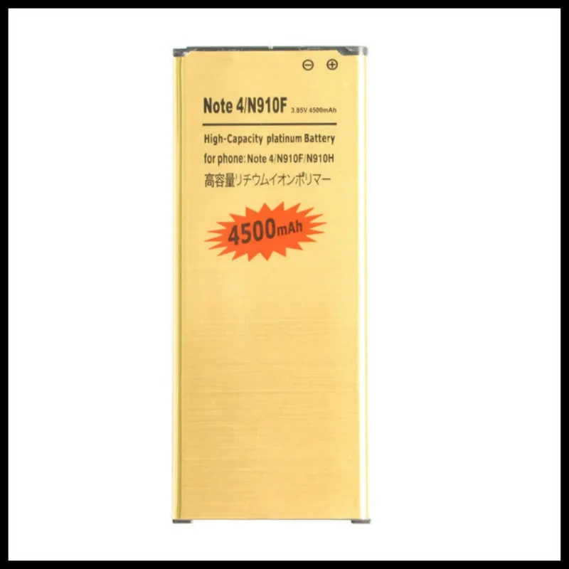 Высокая Ёмкость Золотой Батарея EB-BN910BBE EB-BN910BBK для Note 4 note4 N910A N910U N910F N910H | Мобильные