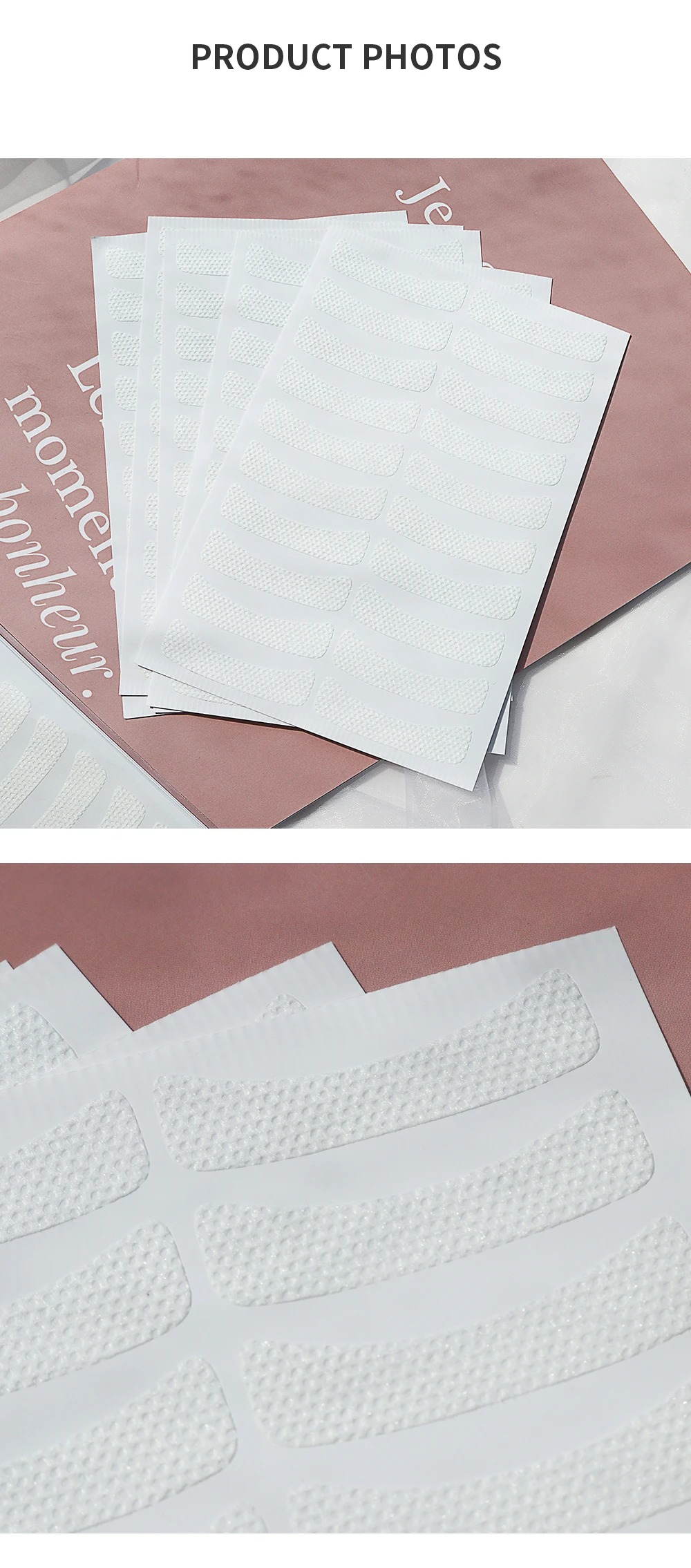 Description Picture 6 of itemGLAMLASH 50pairs/pack Paper Patches 3D Eyelash Under Eye Pads Lash Eyelash Extension Practice Eye Tips Sticker Wraps Makeup Tool