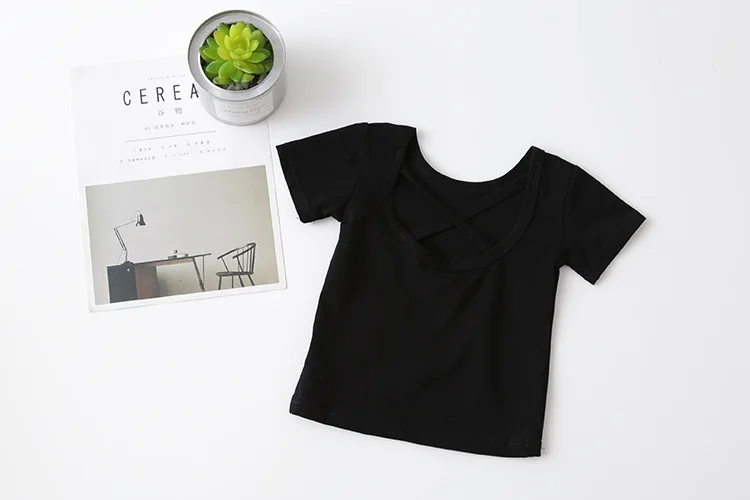 

T-shirt Parent-Child Cartoon Printed Pattern Pure Plain T-shirt Lovely Leisure Basic T-shirt Summer Interesting Shirt Parent-Chi