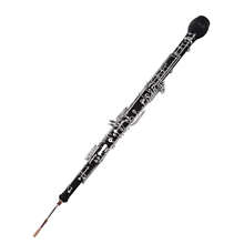 Professional English Horn Alto Oboe F Key Synthetic Wood Body Silver-plated Keys Woodwind Instrument with Case Mini Screwdriver