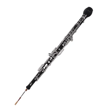 

Professional English Horn Alto Oboe F Key Synthetic Wood Body Silver-plated Keys Woodwind Instrument with Case Mini Screwdriver