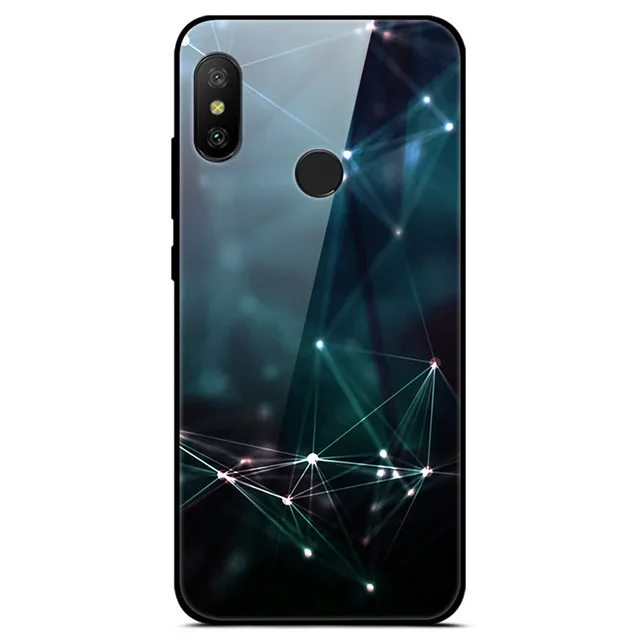 57 Для Xiaomi mi A2 Lite чехол из закаленного стекла жесткий чехол для телефона s для Xiaomi mi A2 Lite чехол для mi A2 Lite redmi 8 чехол для redmi 8 - Цвет: 57