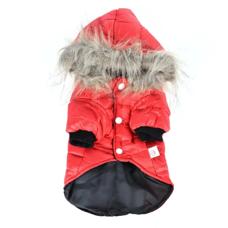 Junejour Pet зимнее пальто для собак теплая одежда для маленькой собаки для Чихуахуа мягкая меховая куртка для собак Одежда для собаки зимняя теплая