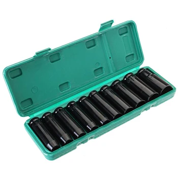 

GTBL Hexagon Extended Socket Wrench Drive Deep Impact Sleeve Heavy Metric Garage Tool for Wrench