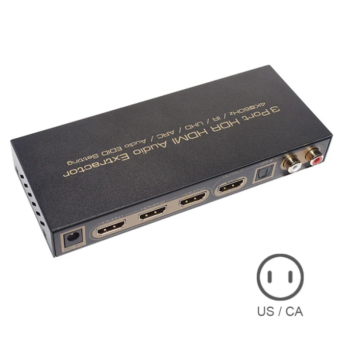 3 порта HDMI аудио экстрактор сплиттер поддержка 1080P 3D 4K x 2K для ноутбука мобильного телефона OD889