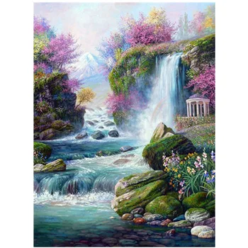 

5D DIY full round diamond painting embroidery landscape pattern cross stitch diamond mosaic rhinestone home decoration gift