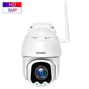 

INQMEGA 5MP PTZ Speed Dome IP Camera WiFi Wireless 4X Digital ZOOMOutdoor Security Surveillance Waterproof Networt CCTV Camera