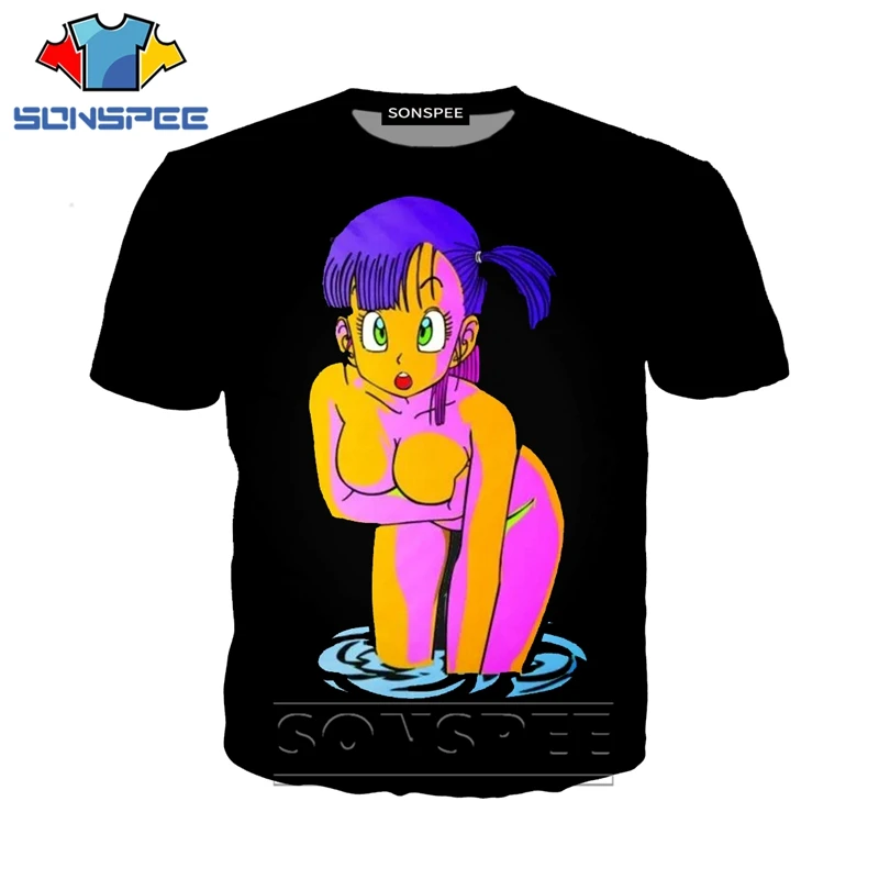 Аниме 3d принт хип хоп Жемчуг дракона z рок футболка мужская и женская Bulma модная футболка Harajuku футболки смешные рубашки homme футболка A283 - Цвет: 10