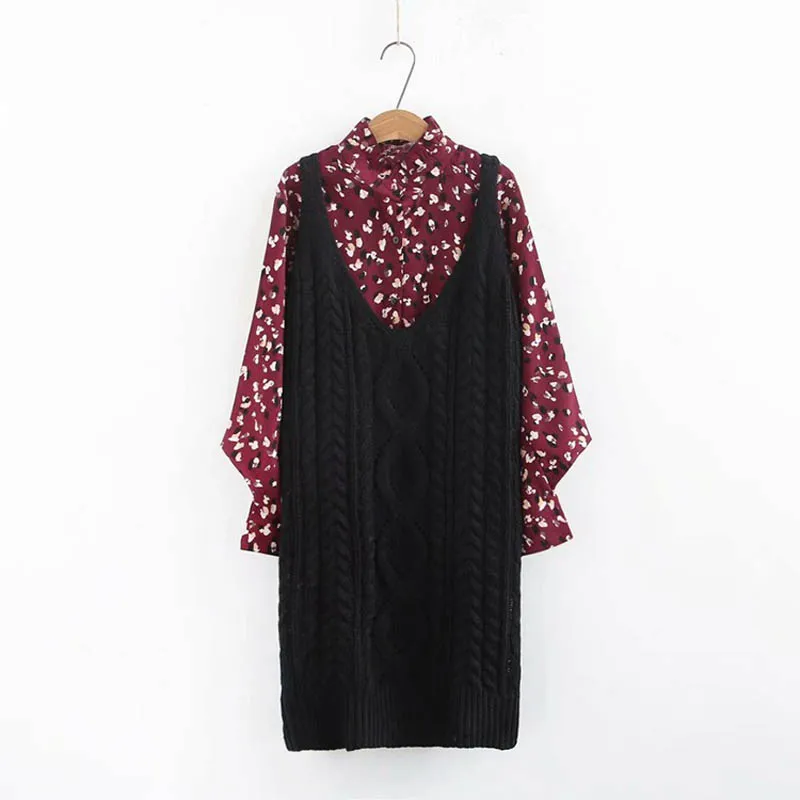 Весенне-осенние женские рубашки размера плюс 5XL 6XL 7XL 8XL бюст 138 см женские рубашки комплект из двух предметов