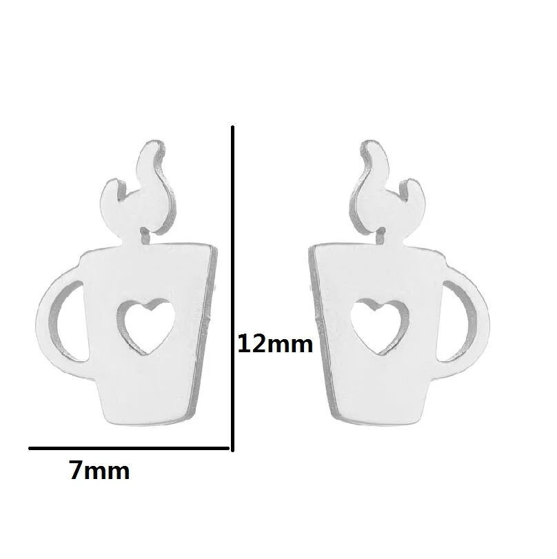 Minimalistischen Edelstahl Schneeflocke Ohrringe Frauen Weihnachten Schmuck Mode Schädel Leichter Spinne Web Ohr Piercing Mädchen Brinco – Detail 9