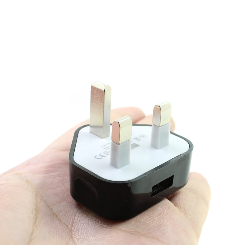 As show Штепсельная вилка Великобритании Сетевой 3 Pin USB адаптер питания зарядное устройство для мобильных сотовых телефонов планшетов QJY99 - Цвет: As show
