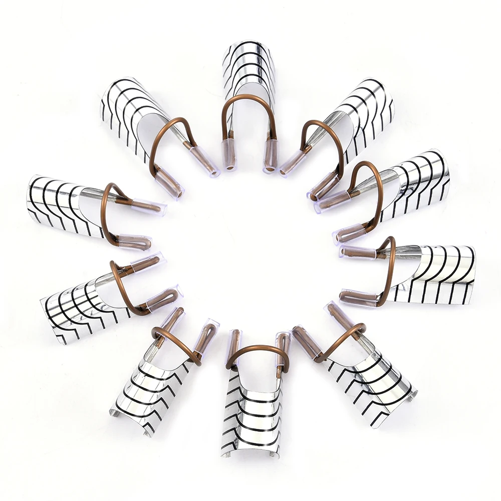 Reusable Aluminum Nail Extension Forms 4