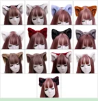 sexy costumes for women 1 pair New Stereo Devil Horn Ear Clip Chic Halloween Cosplay Hair Clip Hairpin anime outfits female