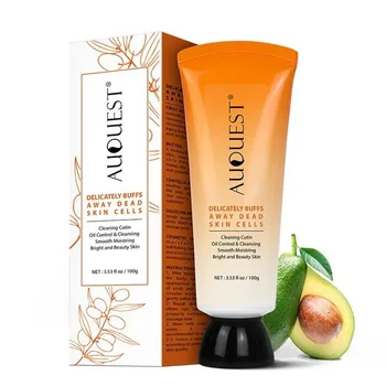 

Avocado Essence Fruit Cleaning Cutin Oil Control Cleansing Smooth Moistring Bright And Beauty Skin Care Body Scrub Cream