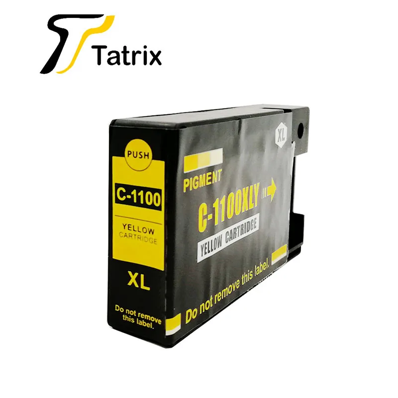 Полный набор 4 цвета для PGI 1100XL PGI-1100XL PGI1100 картридж с пигментными чернилами совместим с Canon MAXIFY MB2010/MB2110/MB2710