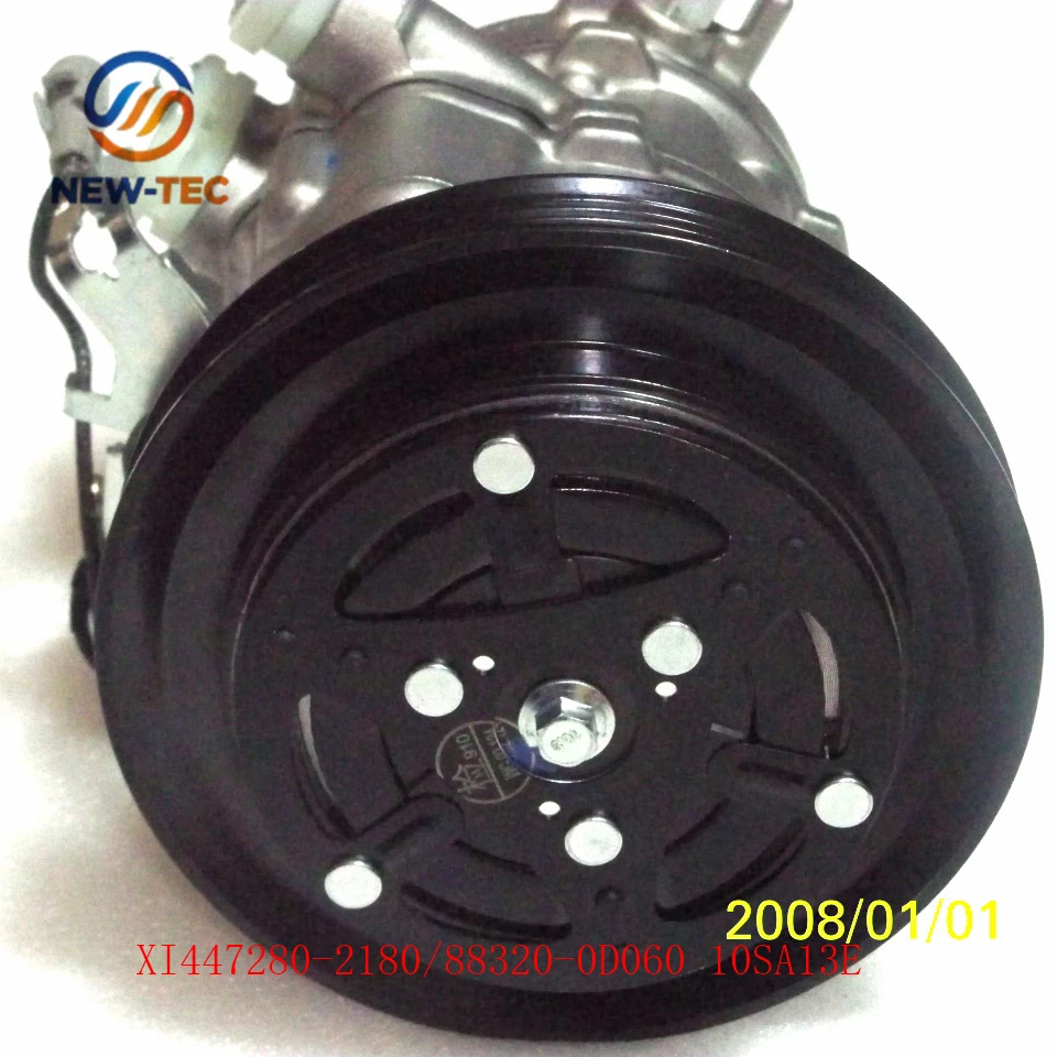XI447280-2180/88320-0D060 10SA13E автомобильный воздушный компрессор технические характеристики для VIOS/AVANZA