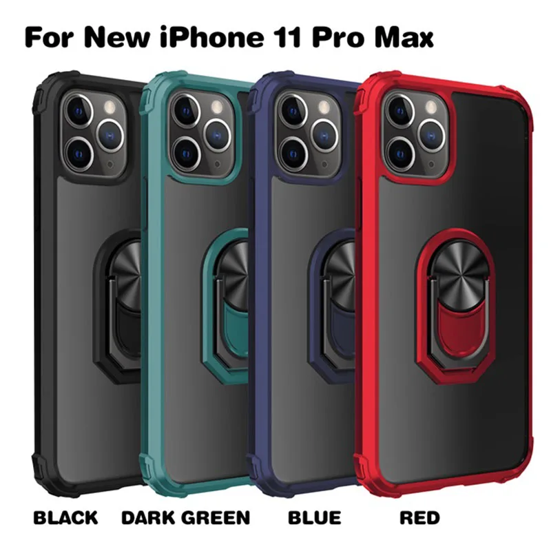 Чехол для телефона для iphone 11 Pro Max чехол с прозрачным кольцом автомобильный Магнитный чехол-держатель для iphone 11 Pro Чехол Coque Fundas