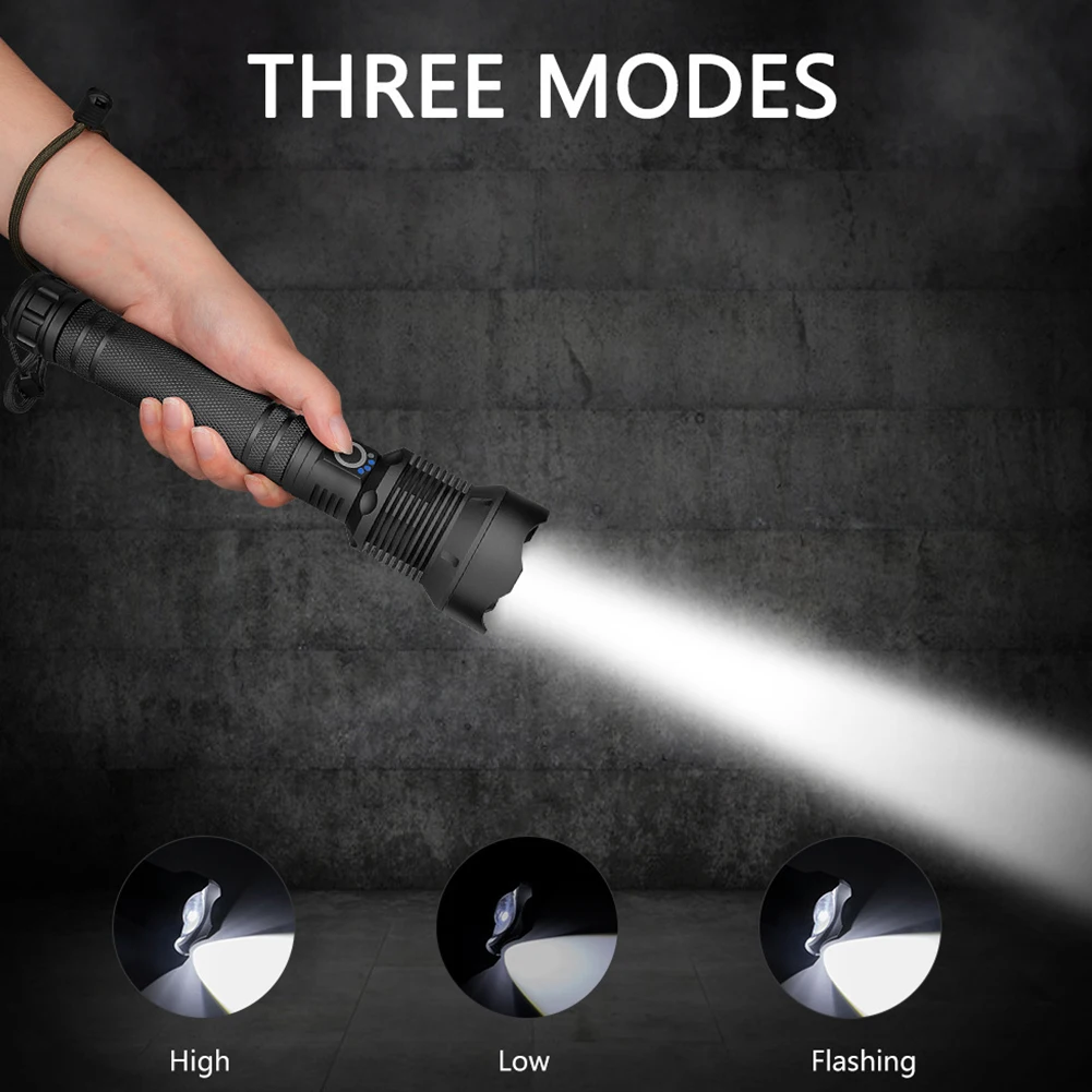

LED Flashlight Led Flashlight Ultra Bright Torch Camping Light 5 Switch Mode Waterproof Zoomable Bicycle Light LED Flashlight