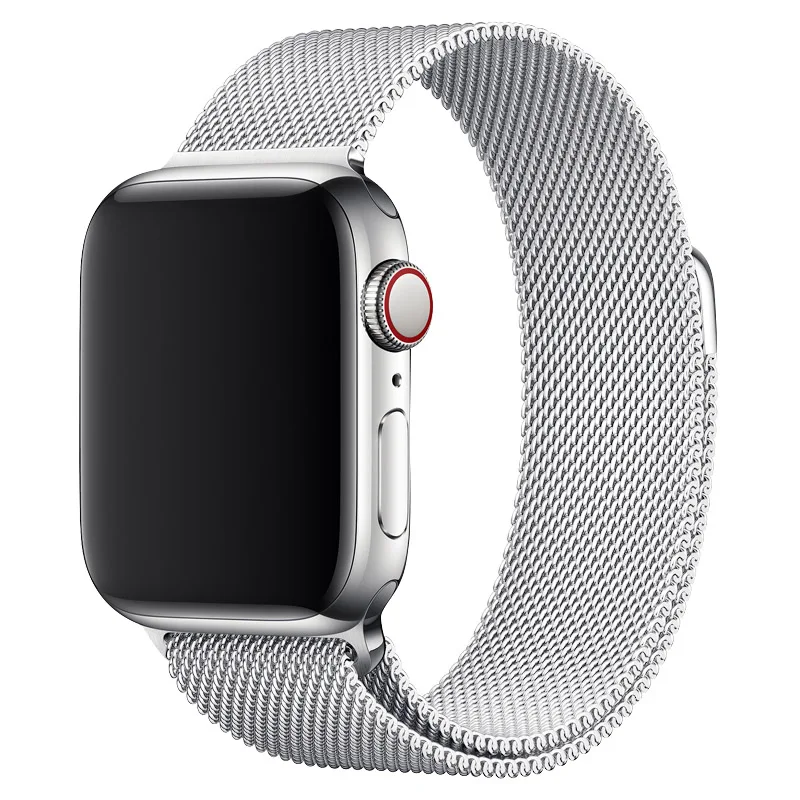 Космический серый ремешок для Apple Watch Milanese i Watch 5 ремешок 44 мм мужской браслет для i Watch полосы 42 мм 38 мм