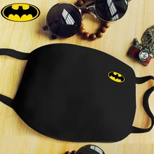 Горячая черный хлопок Бэтмен Пылезащитная маска для рта и лица аниме мультфильм Kpop Счастливый медведь Женщины Мужчины Сексуальная маска для вечеринки маски со ртом для лица