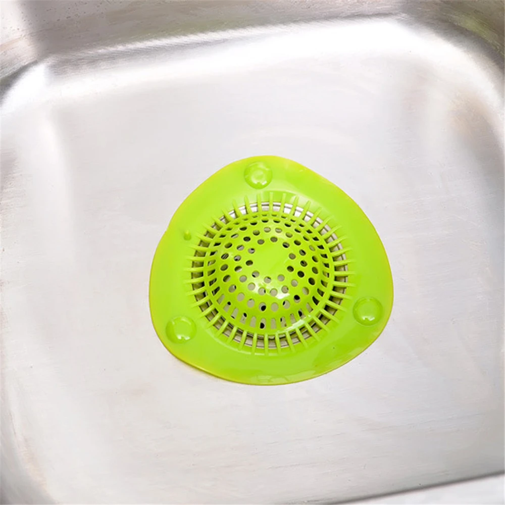 2pcs Creative Sewer Outfall Strainer Kitchen Drains Sink Filter Floor Drain Hair Colander Stopper Catcher Bathroom Accessories
