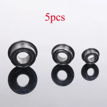 

5PCS Inner diameter 3mm 4mm 5mm Flange Bearing Metal Shaft Miniature Robot for RC Boat Car DIY Model Accessories