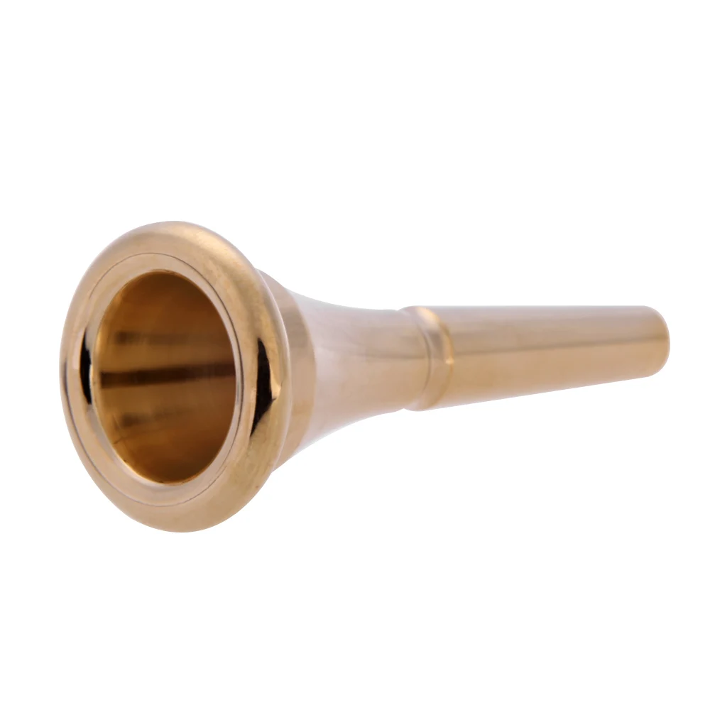 Description Picture 3 of itemProfessional Gold Silver Plated French Horn Mouthpiece Metal Copper Alloy French Horn Musical Instruments