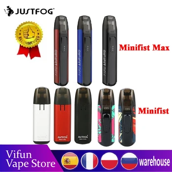 

Hot JUSTFOG MINIFIT Pod Vape Kit wi/ 370mAh Battery & 1.5ml Cartridge Pod System Vaporizer VS 650mAh MINIFIT MAX kit E-cig Vapor