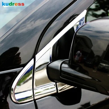 

For Dodge Journey JCUV 2013 2014 2015 2016 Back Side Rearview Mirror Bracket Pillar Cover Window Triangular Decorative Trim 6pcs