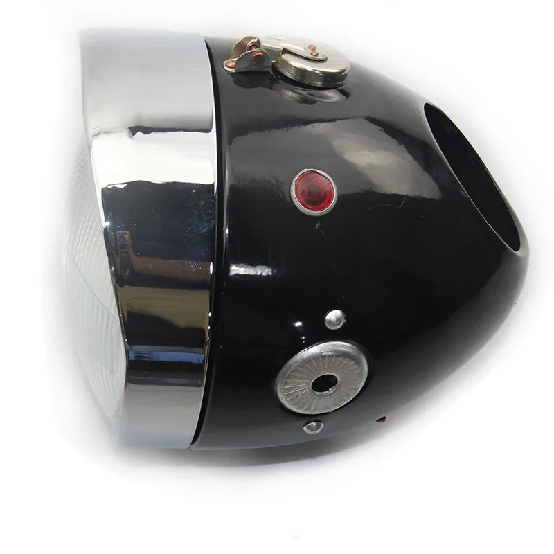 Alconstar-черный Цвет мотоциклетная фара в сборе с лампой CJ-K750 для BMW R1 R12 R50 R71 для Урал M1 M72 Ретро коляской мото