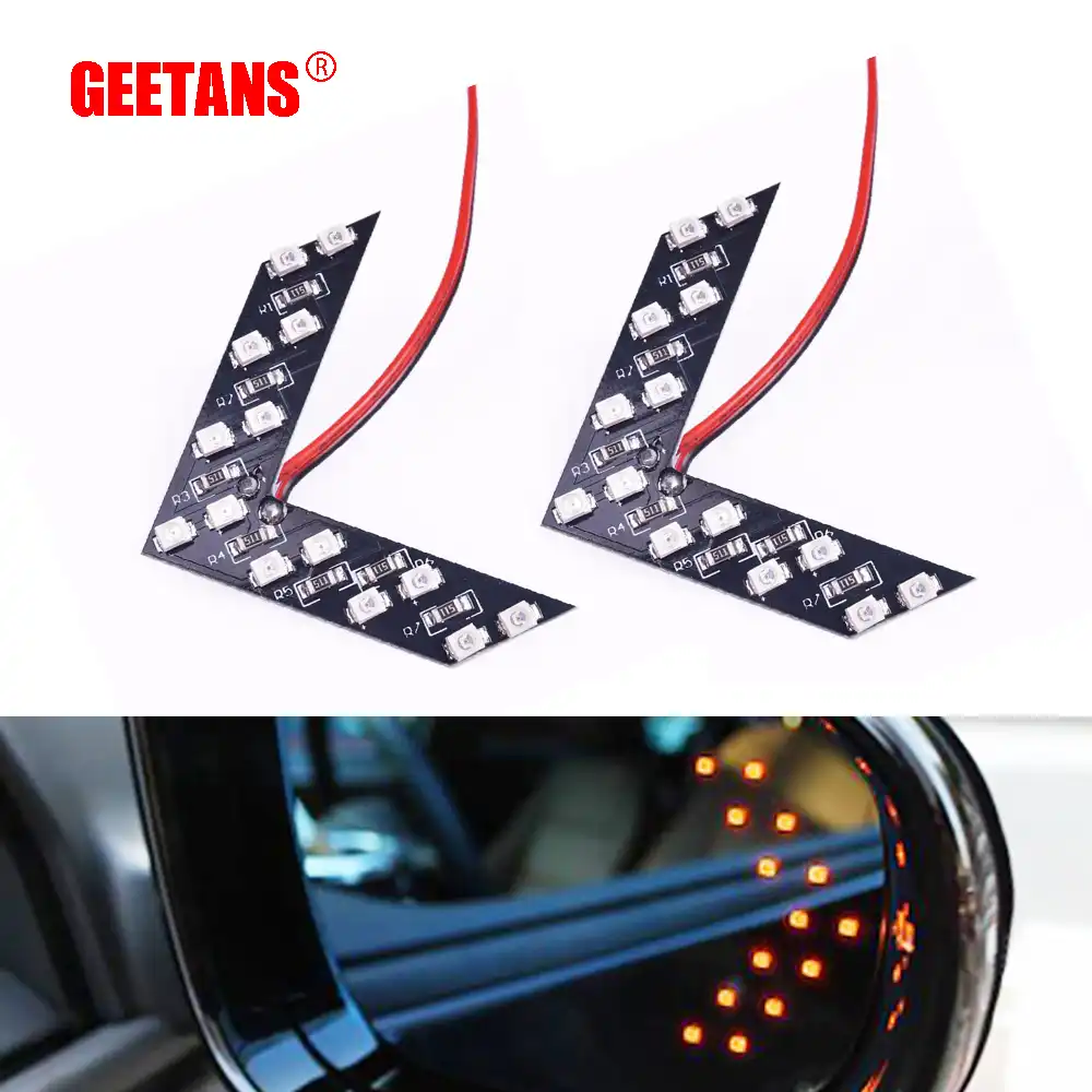 Geetans 2個14 Smd Led矢印パネル車インジケータシーケンシャル5色フラッシュライトランプcf 信号ランプ Aliexpress