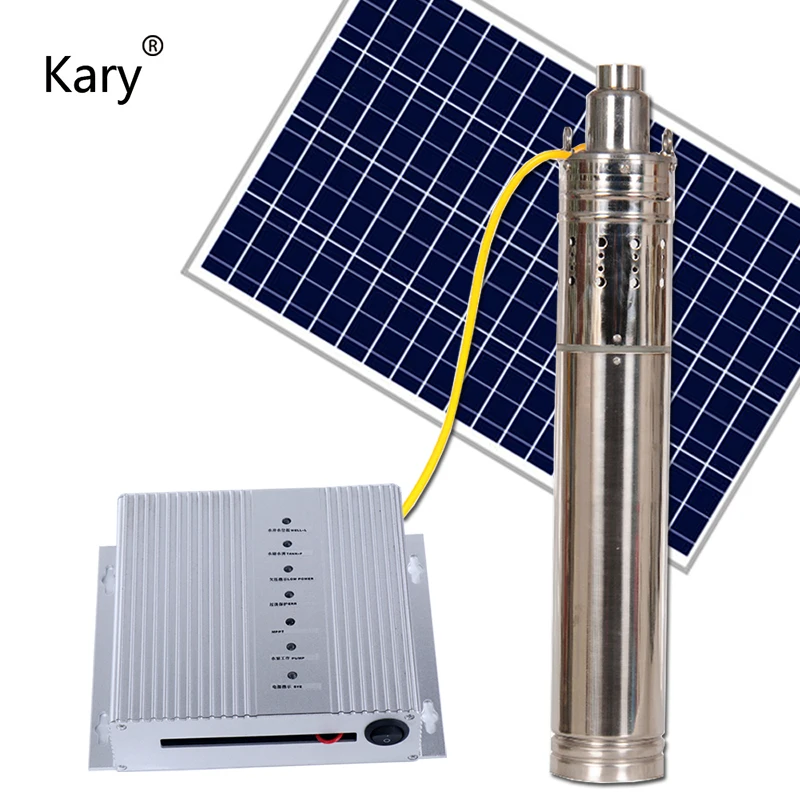 

Water pump with 120m lift 3M3/H flow rate 24V submersible water pump,agricultural dc well High quality water pump