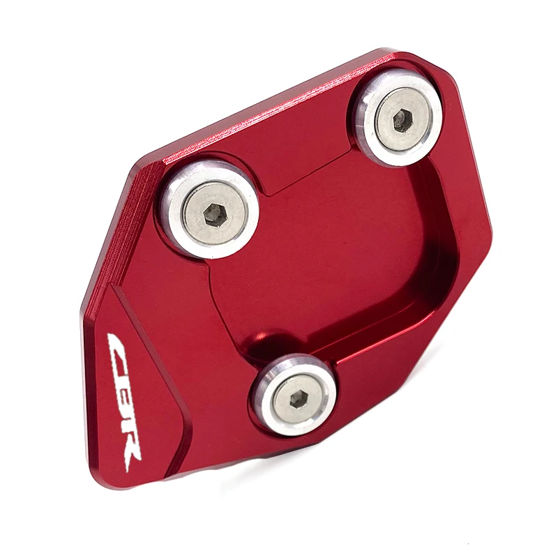CNC Kickstand Foot Side Stand Extension Pad Support Plate For Honda CBR600RR 2007 2008 2009 2010 2011 2012 CBR 600RR CBR 600 RR (14)