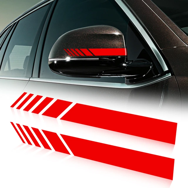 Auto Aufkleber Rückspiegel Seite Aufkleber Streifen Vinyl für Audi A1 A3 A4  B6 B8 B9 A3 A5 A6 A7 a8 Q2 Q7 Q3 Q5 R8 TT S5 S6 S7 S8 - AliExpress