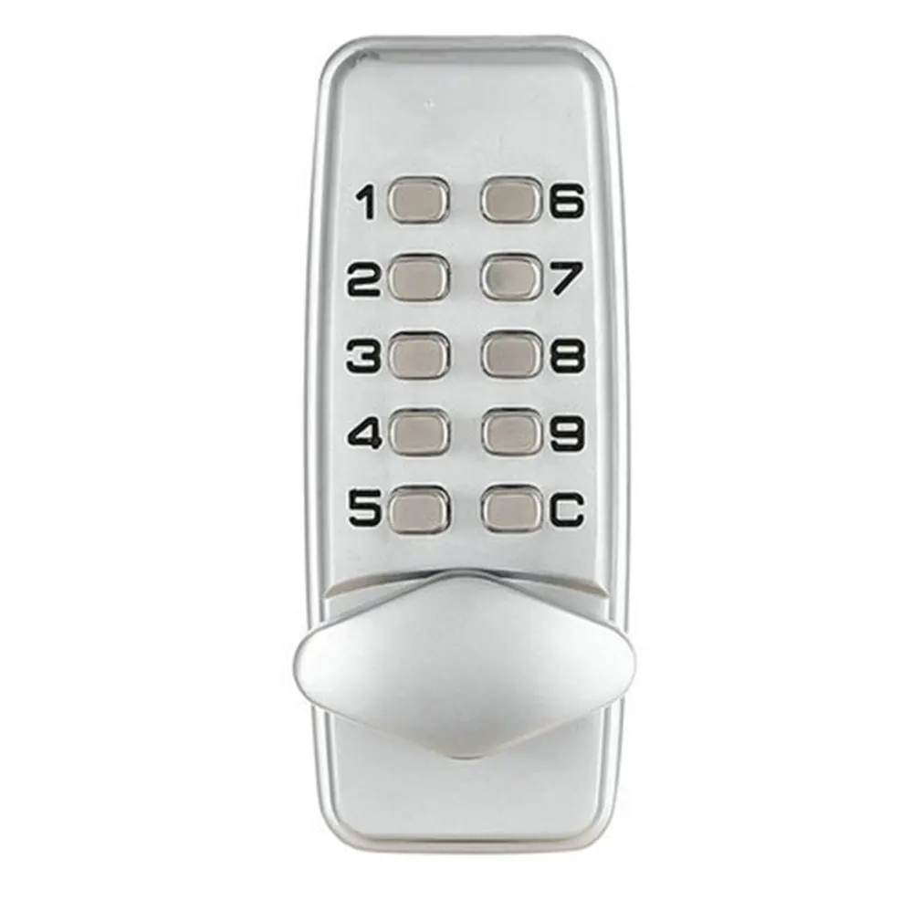

OS38D The first generation mechanical code lock silver Zinc alloy Waterproof and rustproof Courtyard door lock