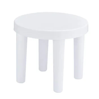 

1PC Plastic Low Stool Creative Kids Stool Anti-slip Round Stool Small Low Stool Home Bathroom Stool for Dorm Room Kids Home