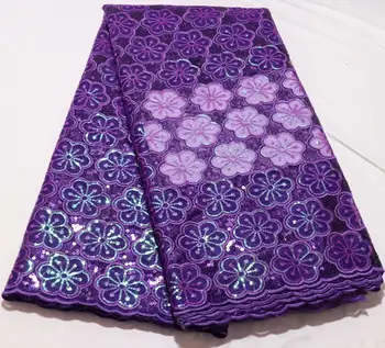 

african Lace Fabric sequence tulle Lace Embroidery sequins Laces Fabric Latest nigerian Lace Fabric For African Party Dress