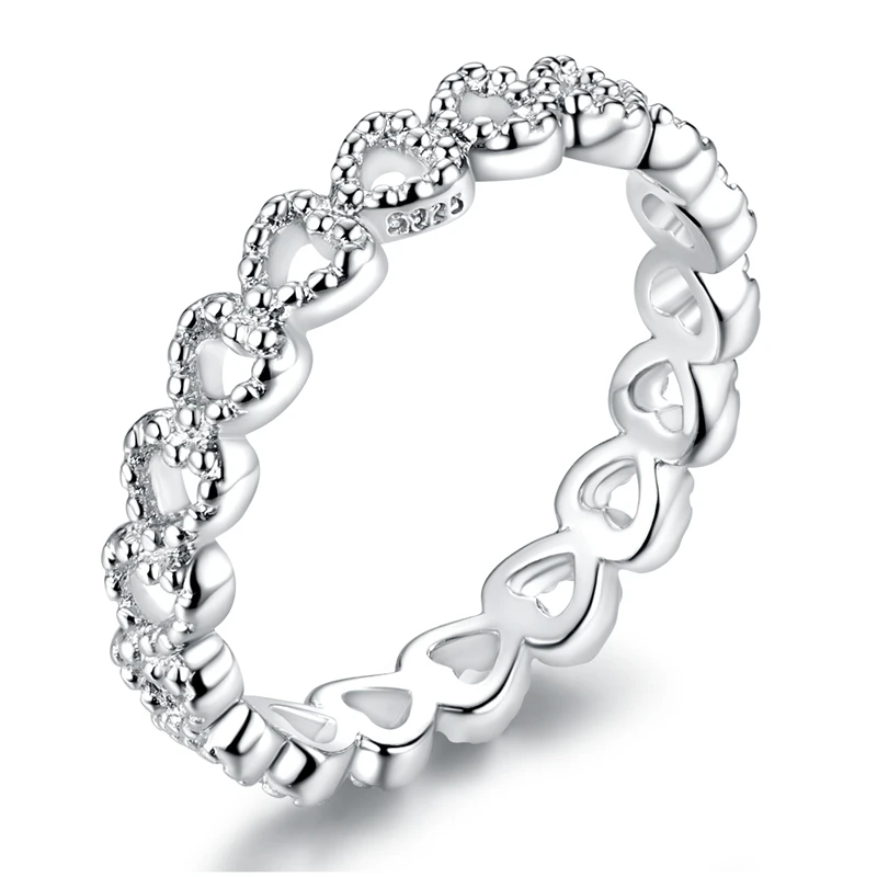 WOSTU, лидер продаж, 925 пробы, серебряное, 9 видов стилей, стекируемые вечерние кольца на палец для женщин, оригинальные ювелирные украшения, подарок FB7151 - Цвет основного камня: FB7223