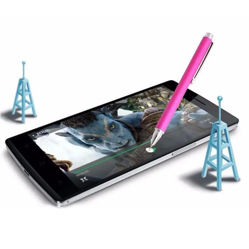 Тонкий круглый тонкий емкостный стилус для iPhone iPad samsung