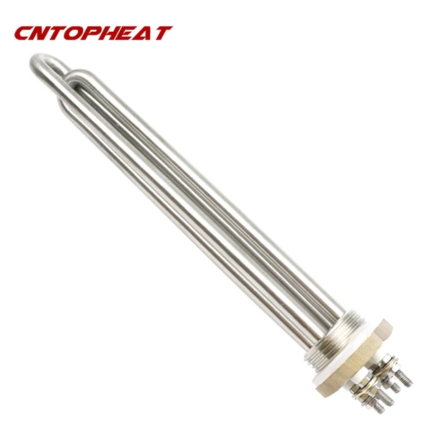 48v 3000w Dc Water Heater Sus304 Dn25 Immersion Heating Element 1bsp  Tubular Electric Heater - Electric Water Heater Parts - AliExpress