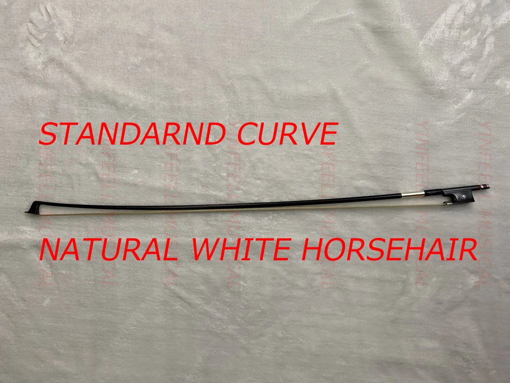 Description Picture 6 of item4/4 Carbon Fiber Violin Bow Black carbon Bow 4/4Violin Bow Ebony Frog4/4,3/4,1/2,1/4,1/8,1/10 all of size