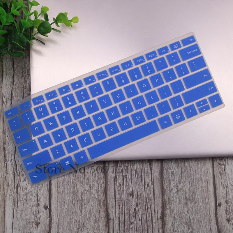 Силиконовая для ноутбука, защитная накладка на клавиатуру для microsoft Surface, для ноутбука/Surface book, 13,5 дюймов - Цвет: Blue