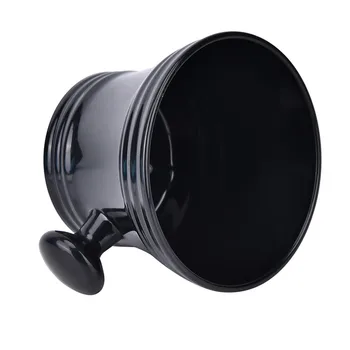 

1Pcs Black Men Soap Bowl Shaving Durable Brush Bowl Mug Resin Acrylic Shave Soap Cup