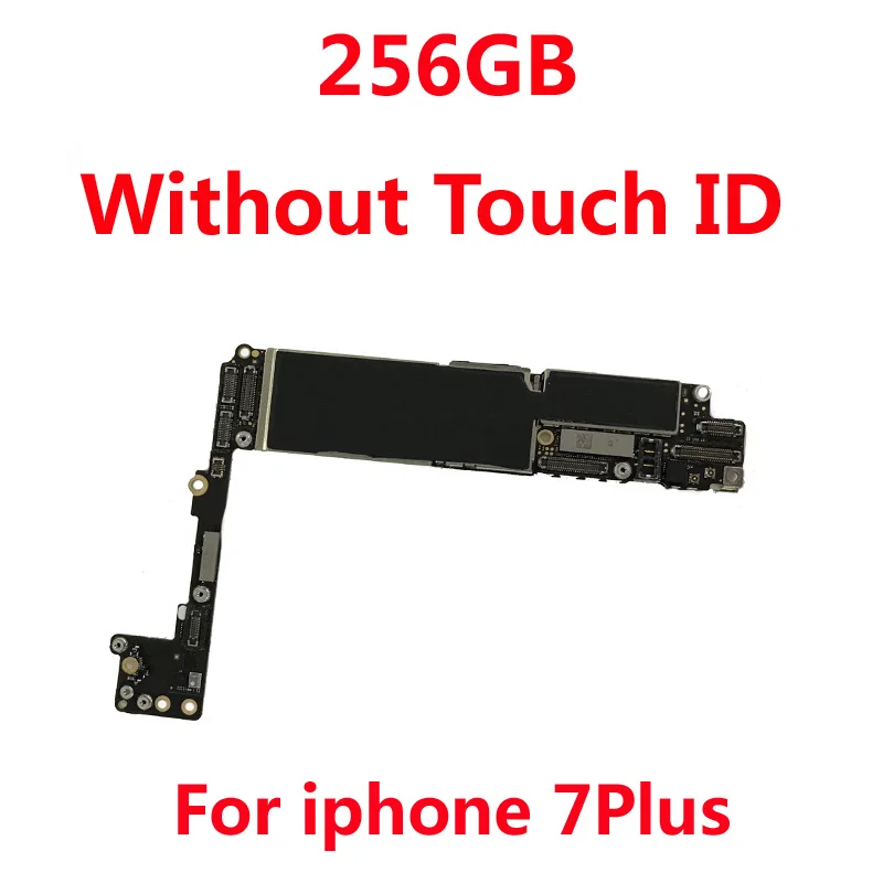 32GB разблокированная материнская плата с/без оригинального touch ID для iphone 7 Plus Бесплатный iCloud IOS материнская плата для iphone 7 Plus - Цвет: 256GB - NO Touch ID