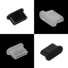 5 pces type-c poeira plug porta de carregamento usb protetor capa de silicone para samsung acessórios de telefone inteligente